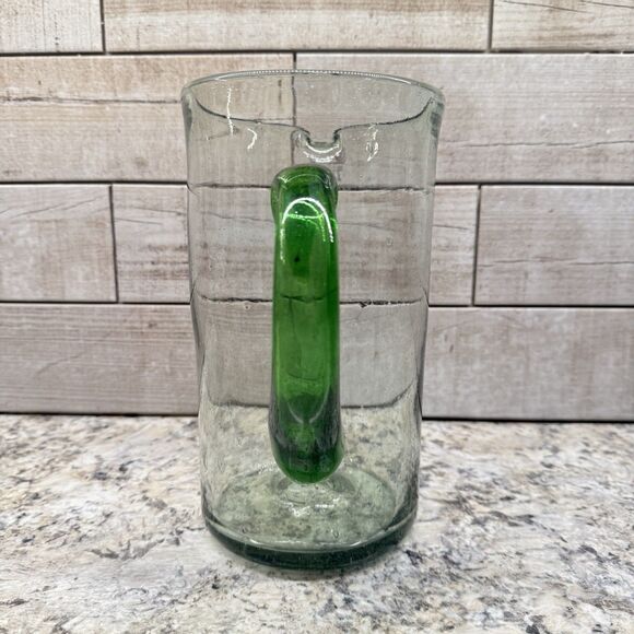 Vintage Saguaro Cactus Hand Blown Mexican Art Glass Margarita Glass 5pc Set - Picture 12 of 16